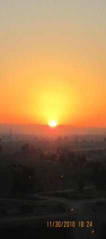 Egypt Sunrise view