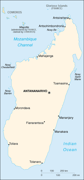 MADAGASCAR MAP