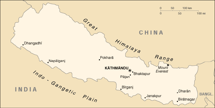 Nepal Map