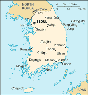 Korea Map