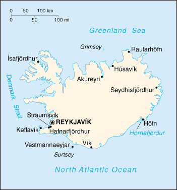 Iceland Map