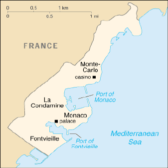 Monaco Map