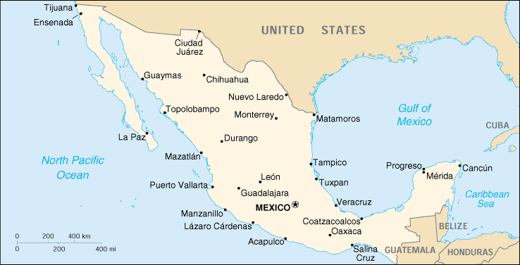 Mexico Map